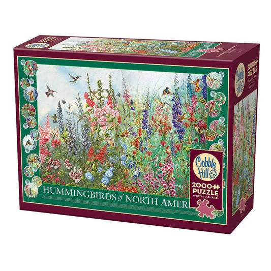Hummingbirds of North America 2000 Piece Jigsaw Puzzle Cobble Hill