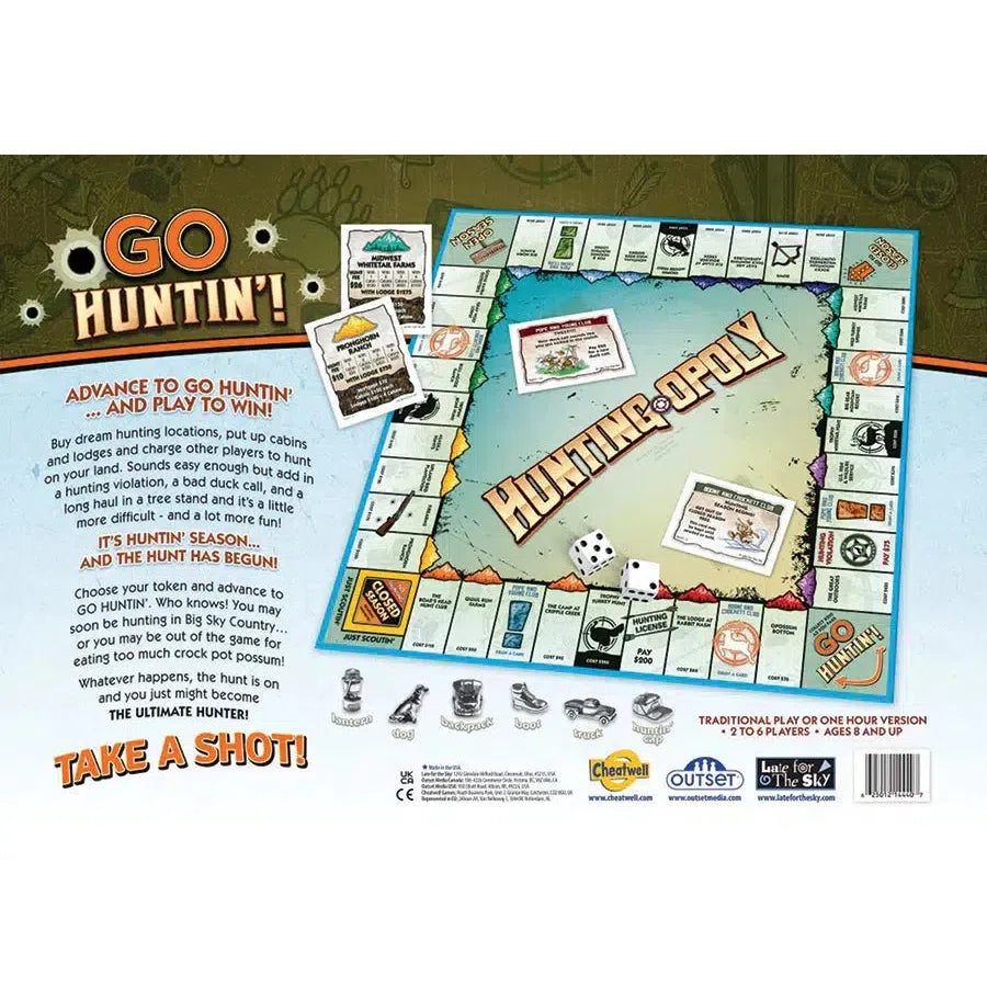 Hunting-Opoly Board Game Outset