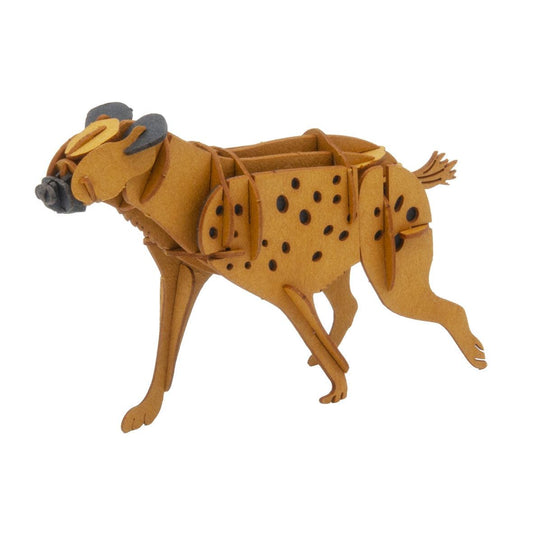 Hyena 3D Cardboard Model Kit Fridolin