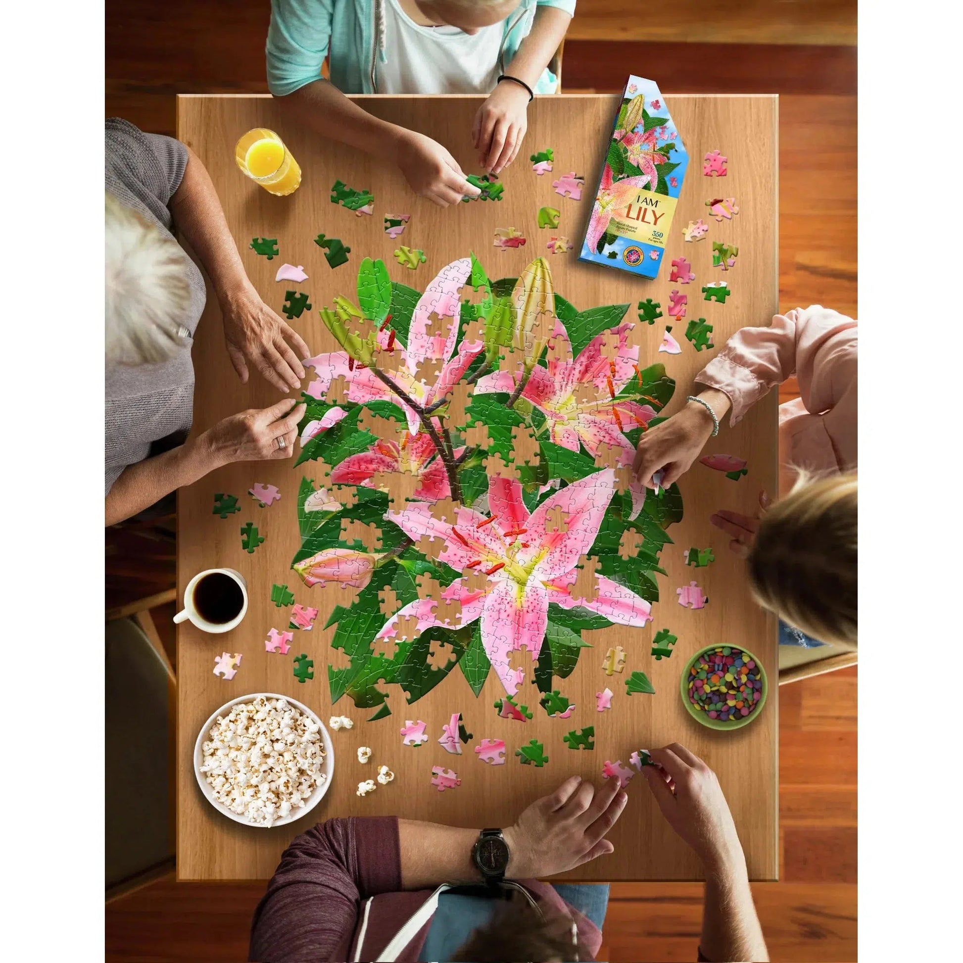 I Am Lily 350 Piece Floral Shaped Jigsaw Puzzle Madd Capp