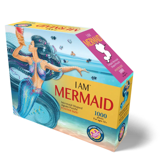 I Am Mermaid 1000 Piece Unique Shaped Jigsaw Puzzle Madd Capp