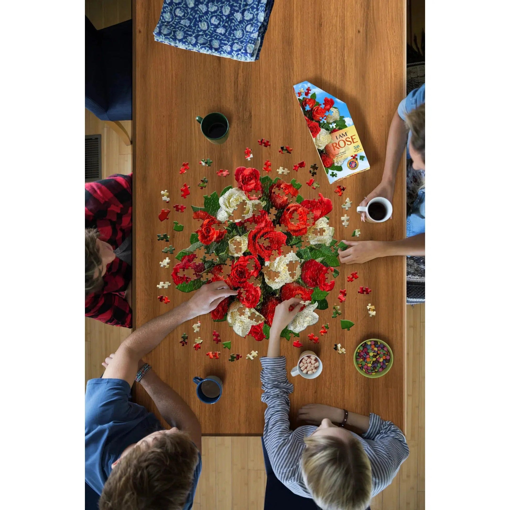 I Am Rose 350 Piece Floral Shaped Jigsaw Puzzle Madd Capp