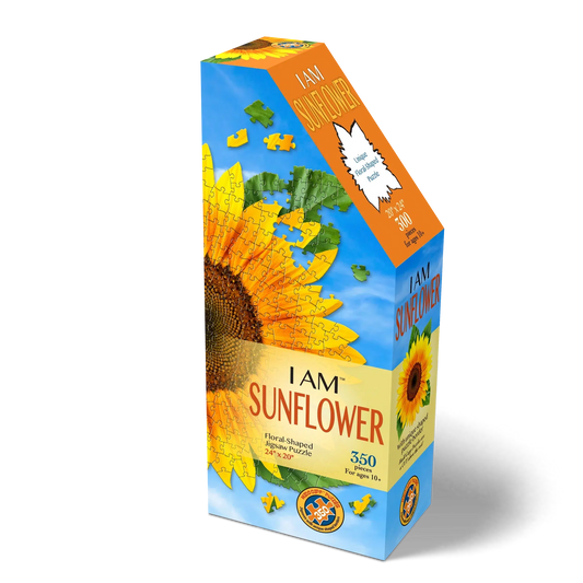I Am Sunflower 350 Piece Floral Shaped Jigsaw Puzzle Madd Capp