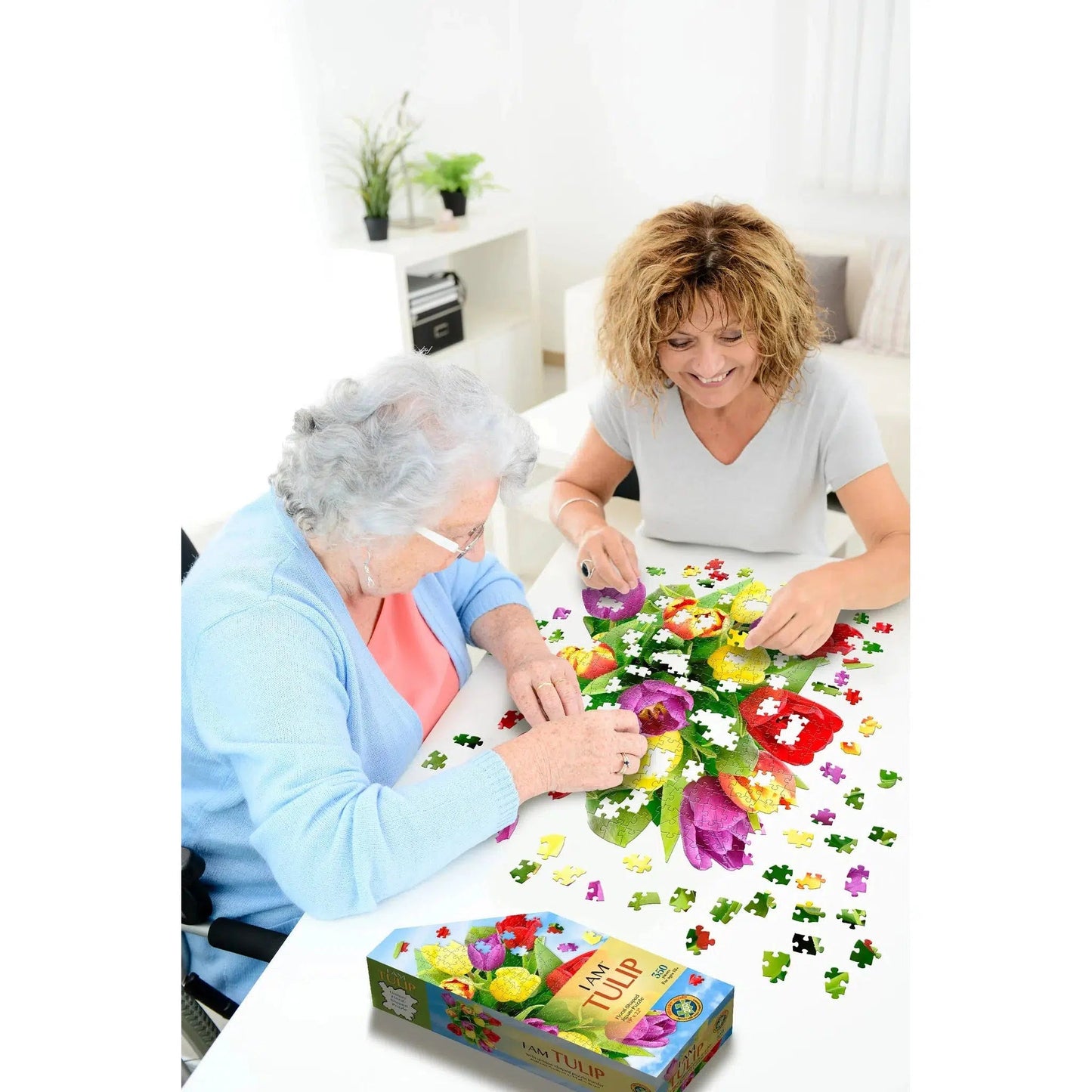 I Am Tulip 350 Piece Floral Shaped Jigsaw Puzzle Madd Capp