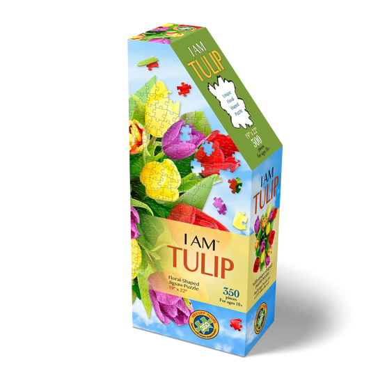 I Am Tulip 350 Piece Floral Shaped Jigsaw Puzzle Madd Capp
