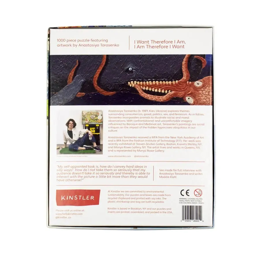 I Want Therefore I Am... 1000 Piece Jigsaw Puzzle Kinstler