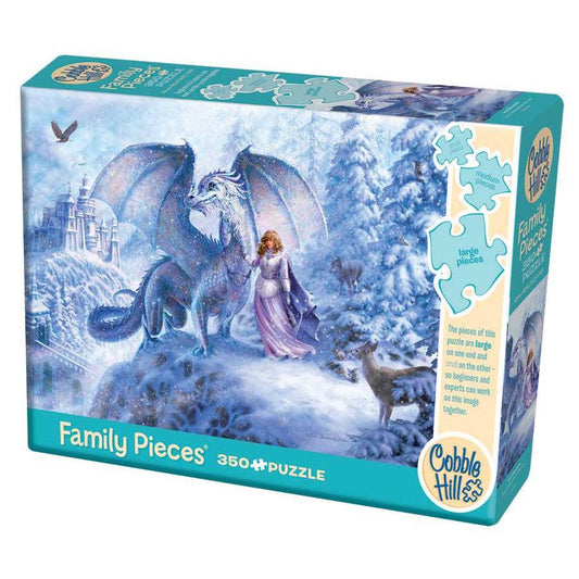 Ice Dragon 350 Piece Family Jigsaw Puzzle Cobble Hill