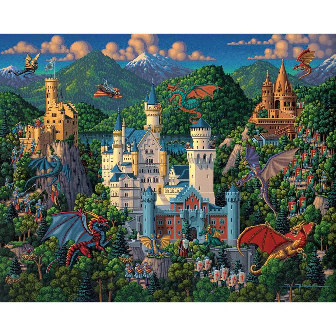 Imaginary Dragons 300 Piece Jigsaw Puzzle Dowdle