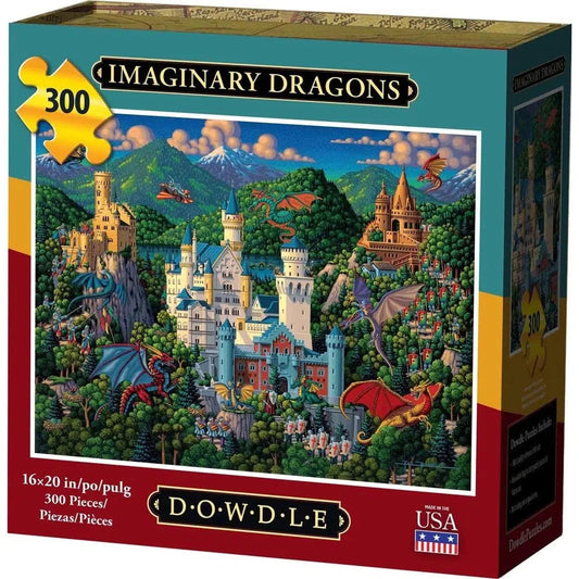 Imaginary Dragons 300 Piece Jigsaw Puzzle Dowdle