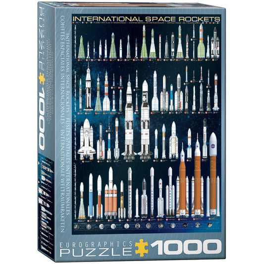 International Space Rockets 1000 Piece Jigsaw Puzzle Eurographics