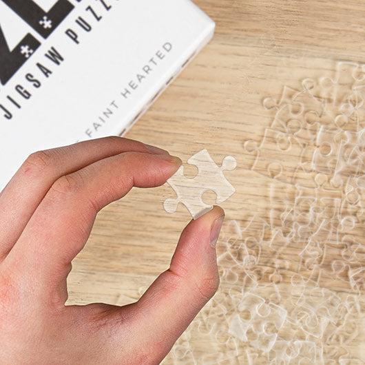 Invizi-Puzzle 300 Piece Transparent Jigsaw Puzzle Gift Republic