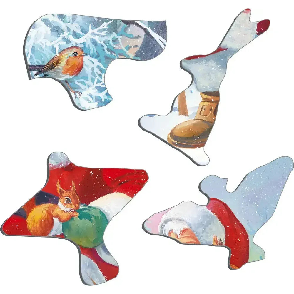 Santa with Animals 32 Piece Tray Jigsaw Puzzle Larsen