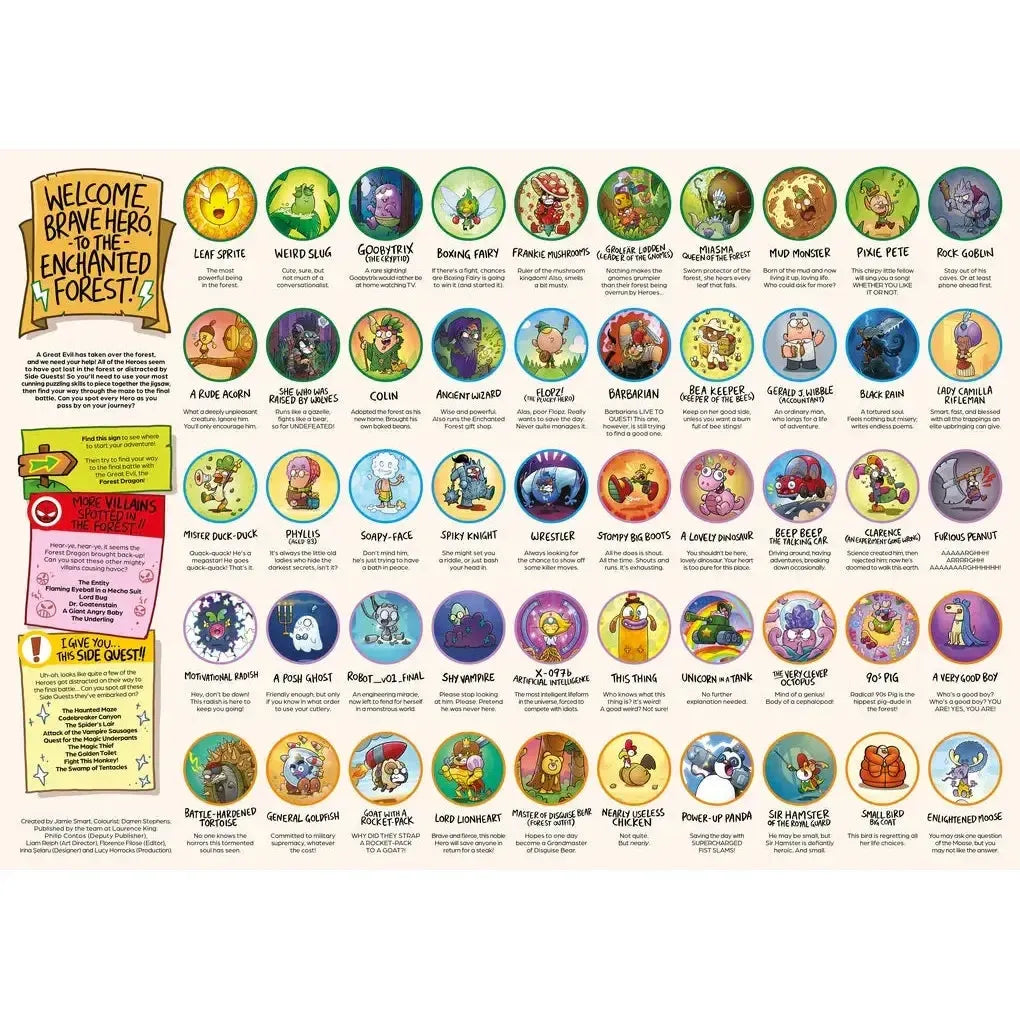 Jamie Smart’s Hero Slam 200 Piece Jigsaw Puzzle Laurence King