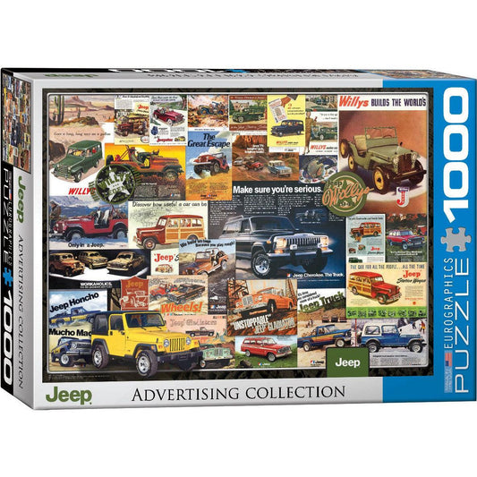Jeep Advertising Collection 1000 Piece Jigsaw Puzzle Eurographics