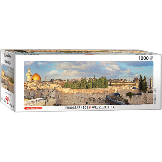 Jerusalem, Israel 1000 Piece Panoramic Jigsaw Puzzle Eurographics