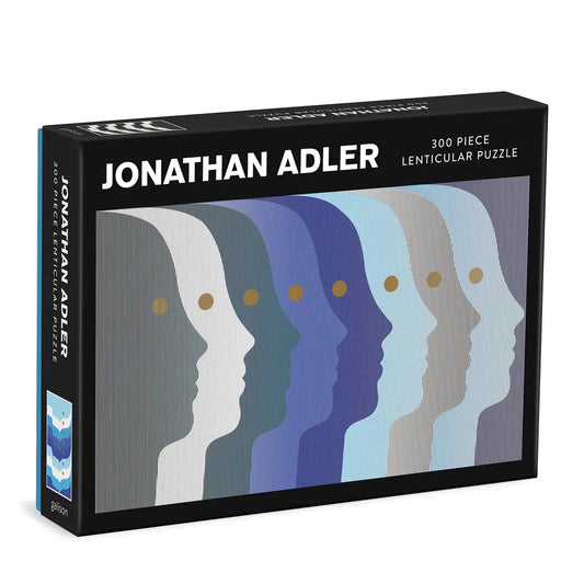 Jonathan Adler Atlas 300 Piece Lenticular Jigsaw Puzzle Galison