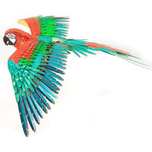 Jubilee Macaw Parrot Premium 3D Steel Model Kit Metal Earth