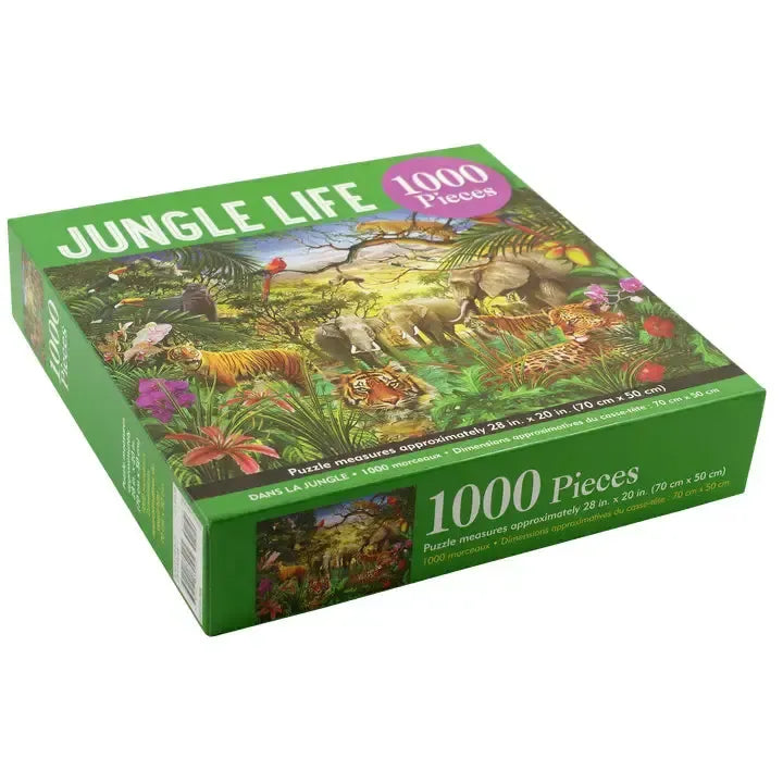Jungle Life 1000 Piece Jigsaw Puzzle Peter Pauper