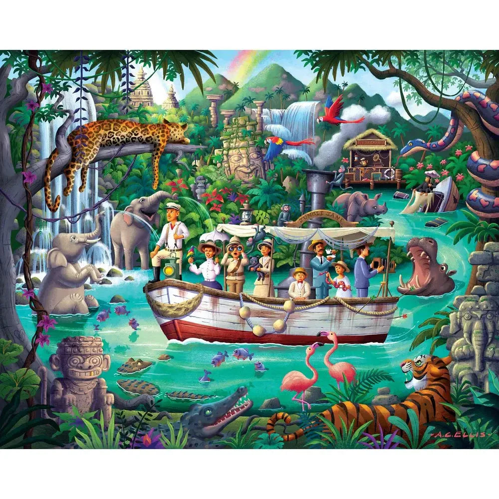 Jungle River Expedition 210 Piece Jigsaw Puzzle Boardwalk