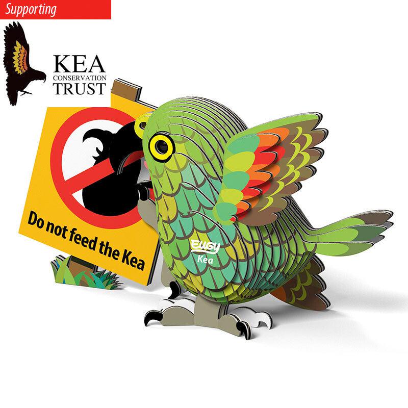 Kea 3D Cardboard Model Kit Eugy