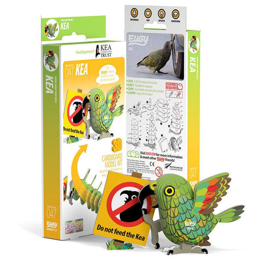 Kea 3D Cardboard Model Kit Eugy