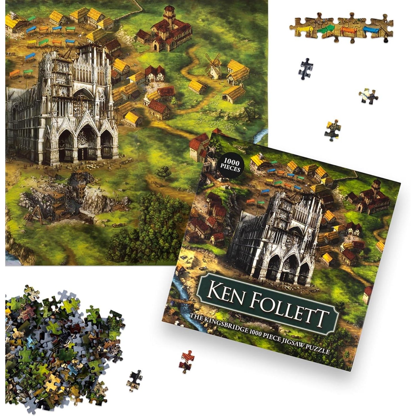 Ken Follett: The Kingsbridge 1000 Piece Jigsaw Puzzle Laurence King