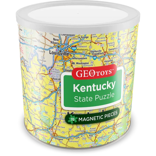 Kentucky State 70 Piece Magnetic Jigsaw Puzzle Geotoys