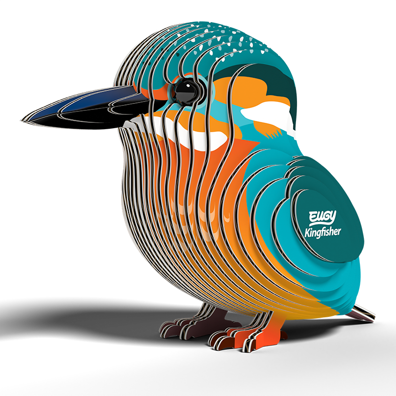 Kingfisher 3D Cardboard Model Kit Eugy