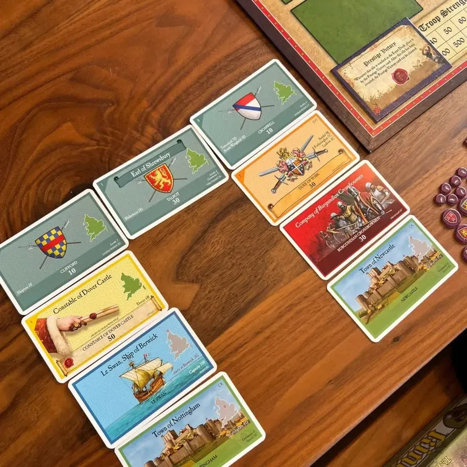 Kingmaker Royal Re-Launch - Wars of the Roses Tactical Board Game - Gibsons