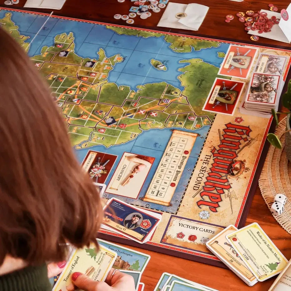 Kingmaker Royal Re-Launch - Wars of the Roses Tactical Board Game - Gibsons