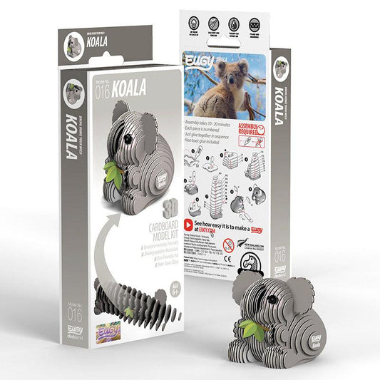 Koala 3D Cardboard Model Kit Eugy