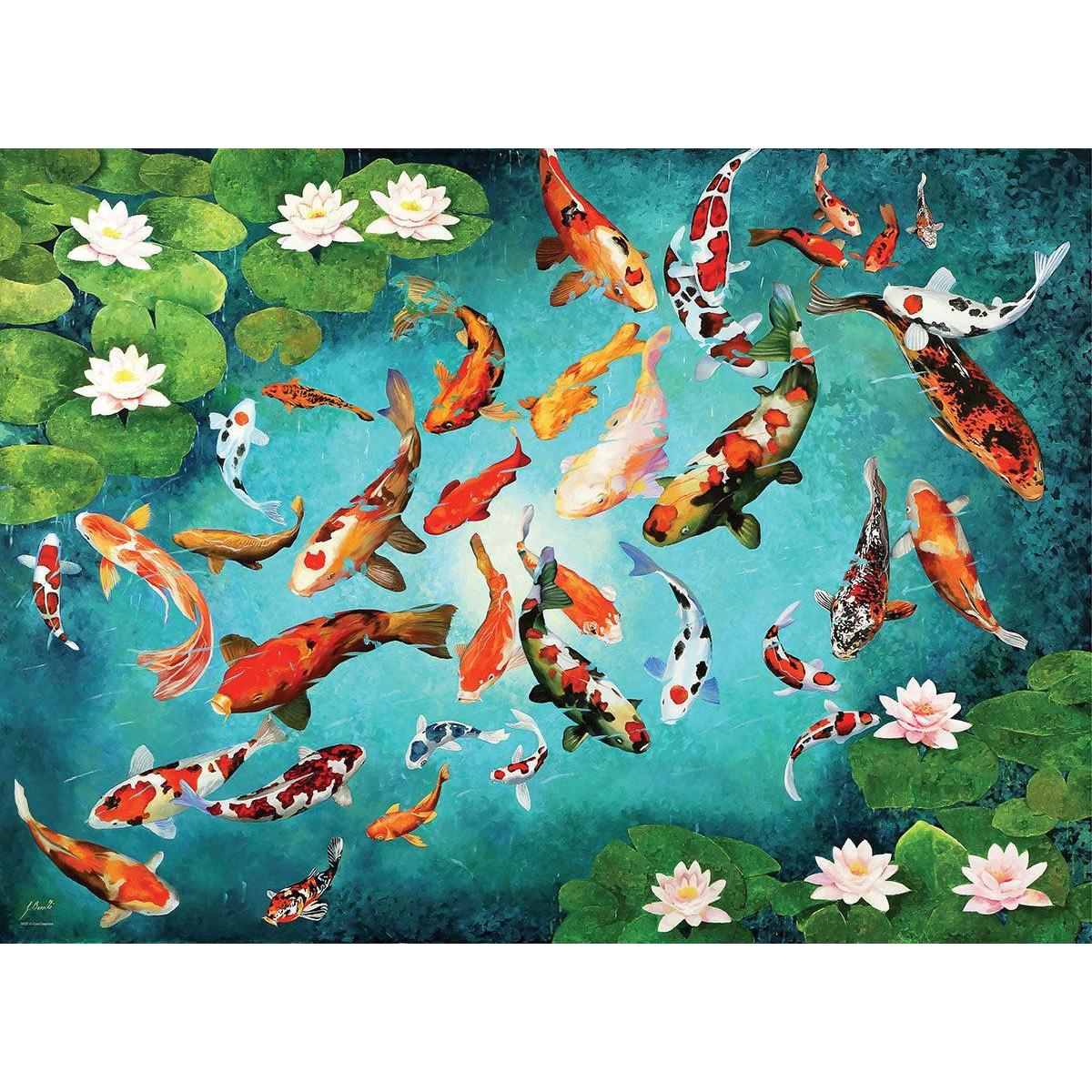 Koi Fish 1000 Piece Jigsaw Puzzle Eurographics