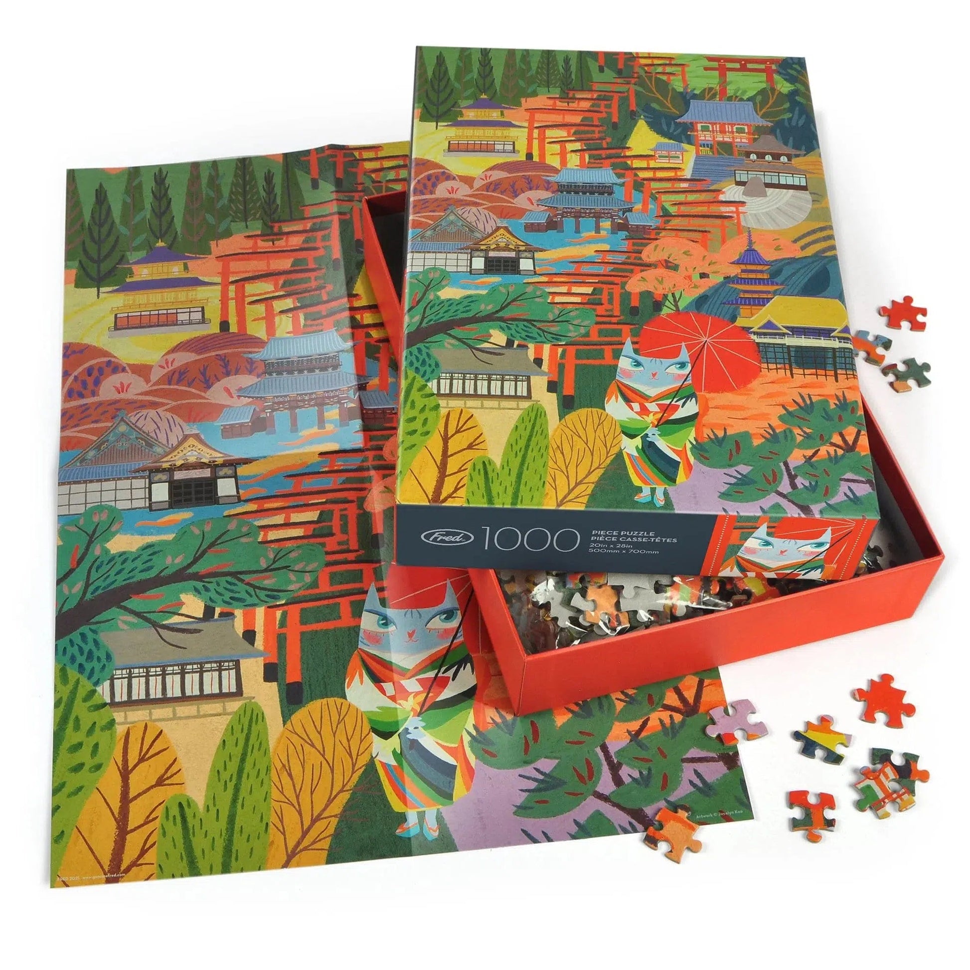 Kyoto 1000 Piece Jigsaw Puzzle Fred