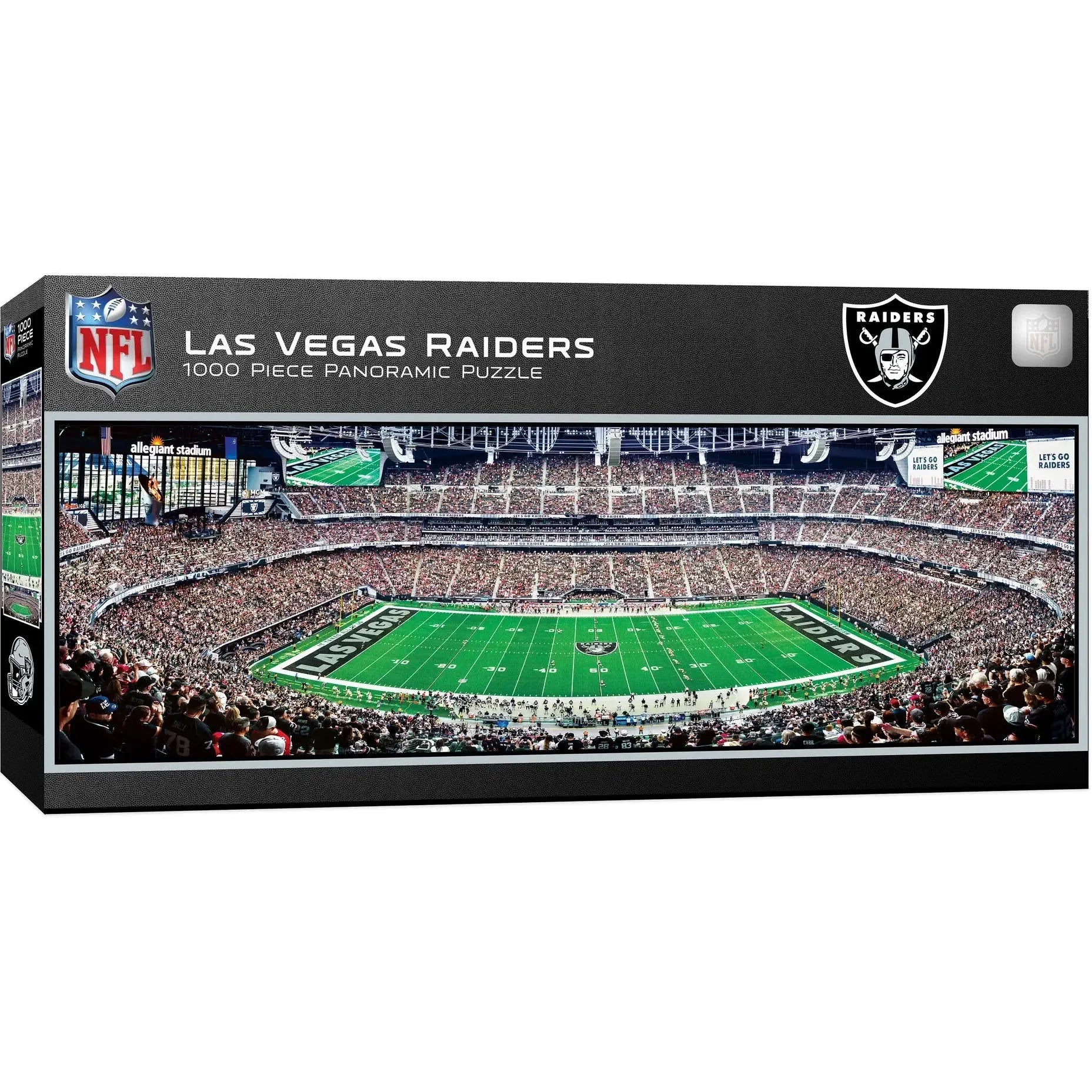 LV Raiders Allegiant Stadium Inside 1000 Piece Panoramic Jigsaw Puzzle MasterPieces