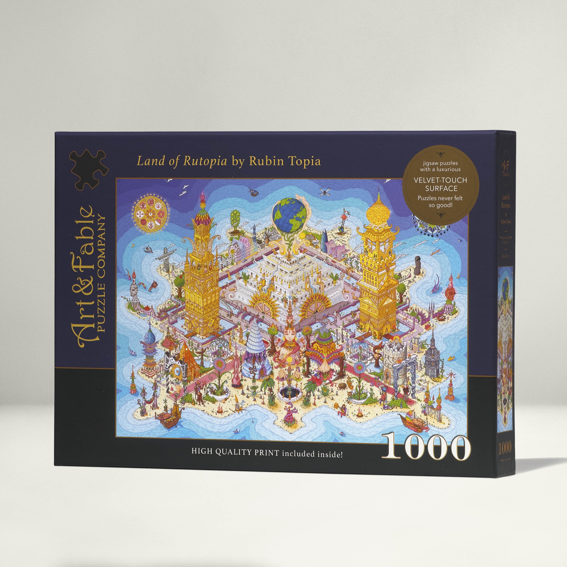 Land of Rutopia 1000 Piece Premium Jigsaw Puzzle Art & Fable