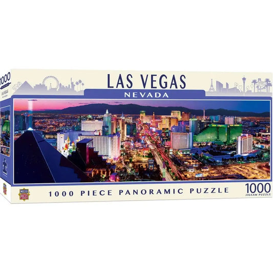Las Vegas Strip 1000 Piece Panoramic Jigsaw Puzzle MasterPieces