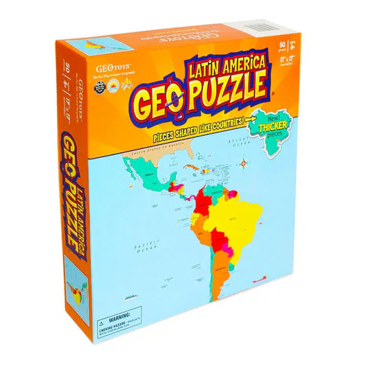 Latin America GeoPuzzle 50 Piece Jigsaw Puzzle Geotoys
