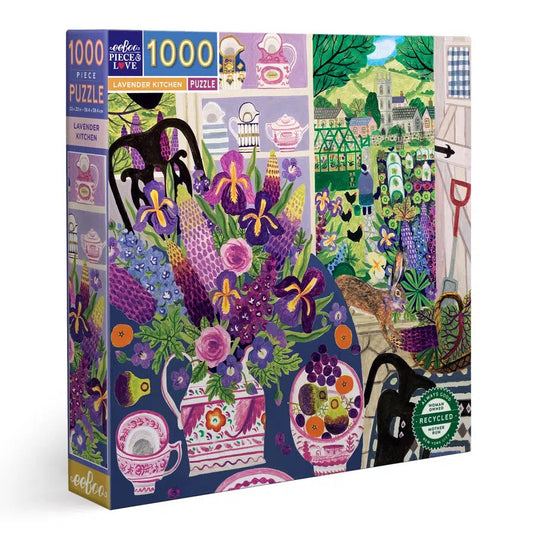 Lavender Kitchen 1000 Piece Jigsaw Puzzle eeBoo