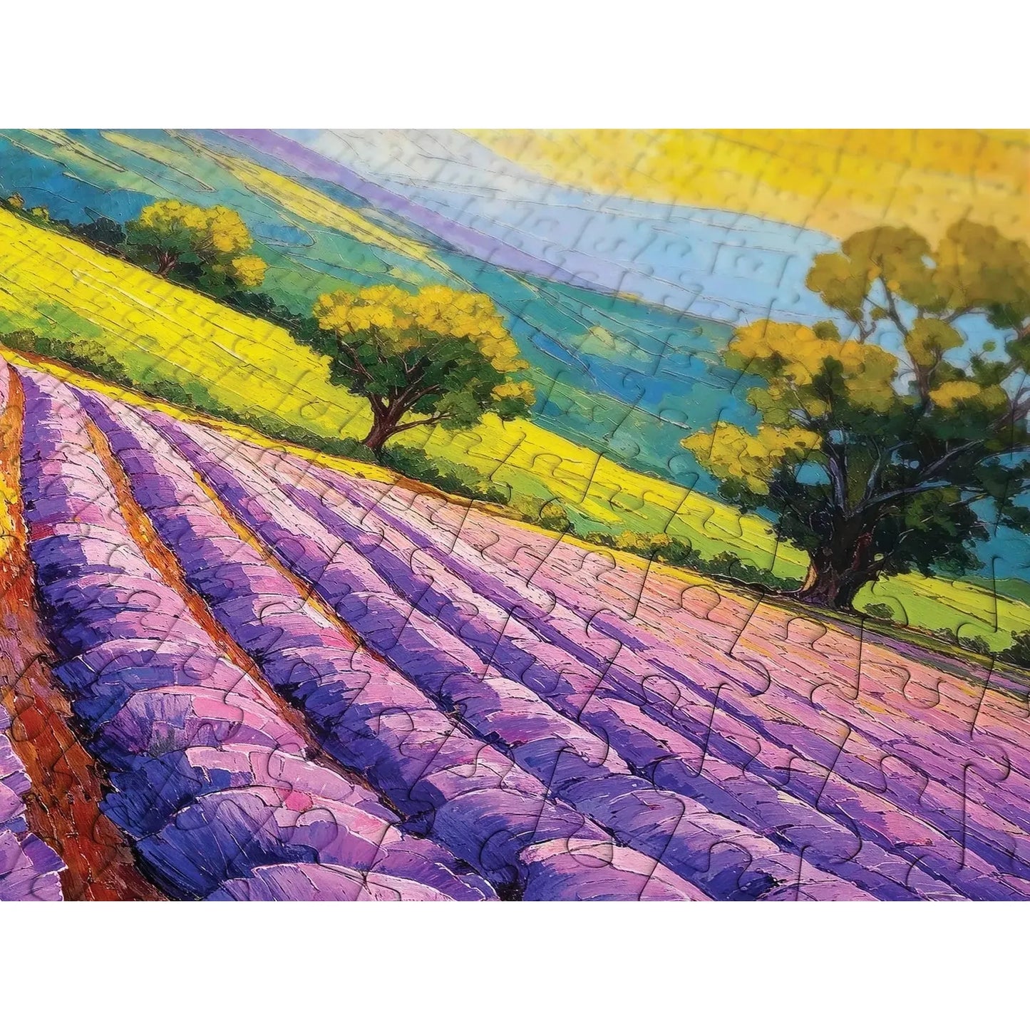 Lavender Sunset 1000 Piece Jigsaw Puzzle Enjoy