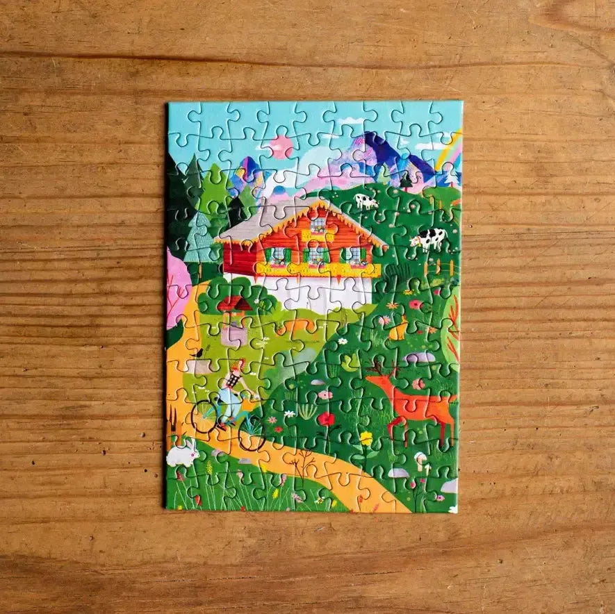 Le Chalet Suisse 99 Piece Mini Jigsaw Puzzle Trevell