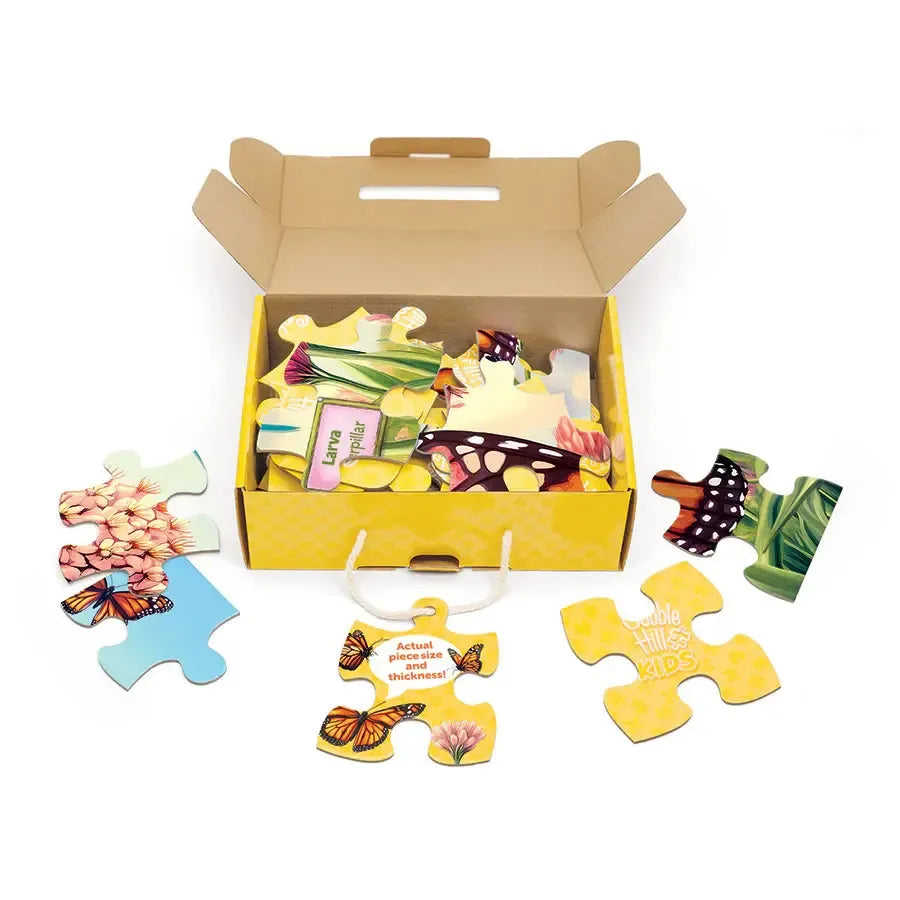 Life Cycle of a Monarch 35 Piece Floor Jigsaw Puzzle Cobble Hill
