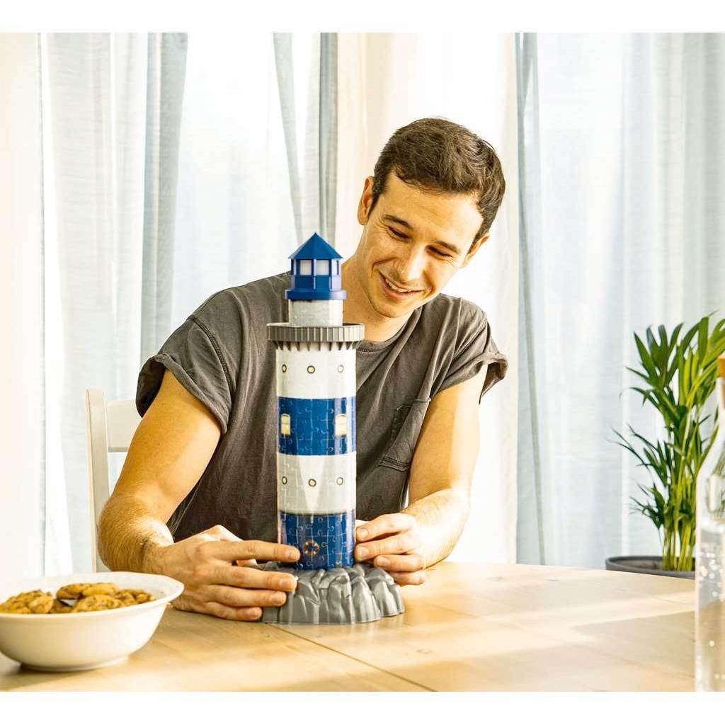 Light-Up Lighthouse 219 Piece 3D Jigsaw Puzzle Ravensburger