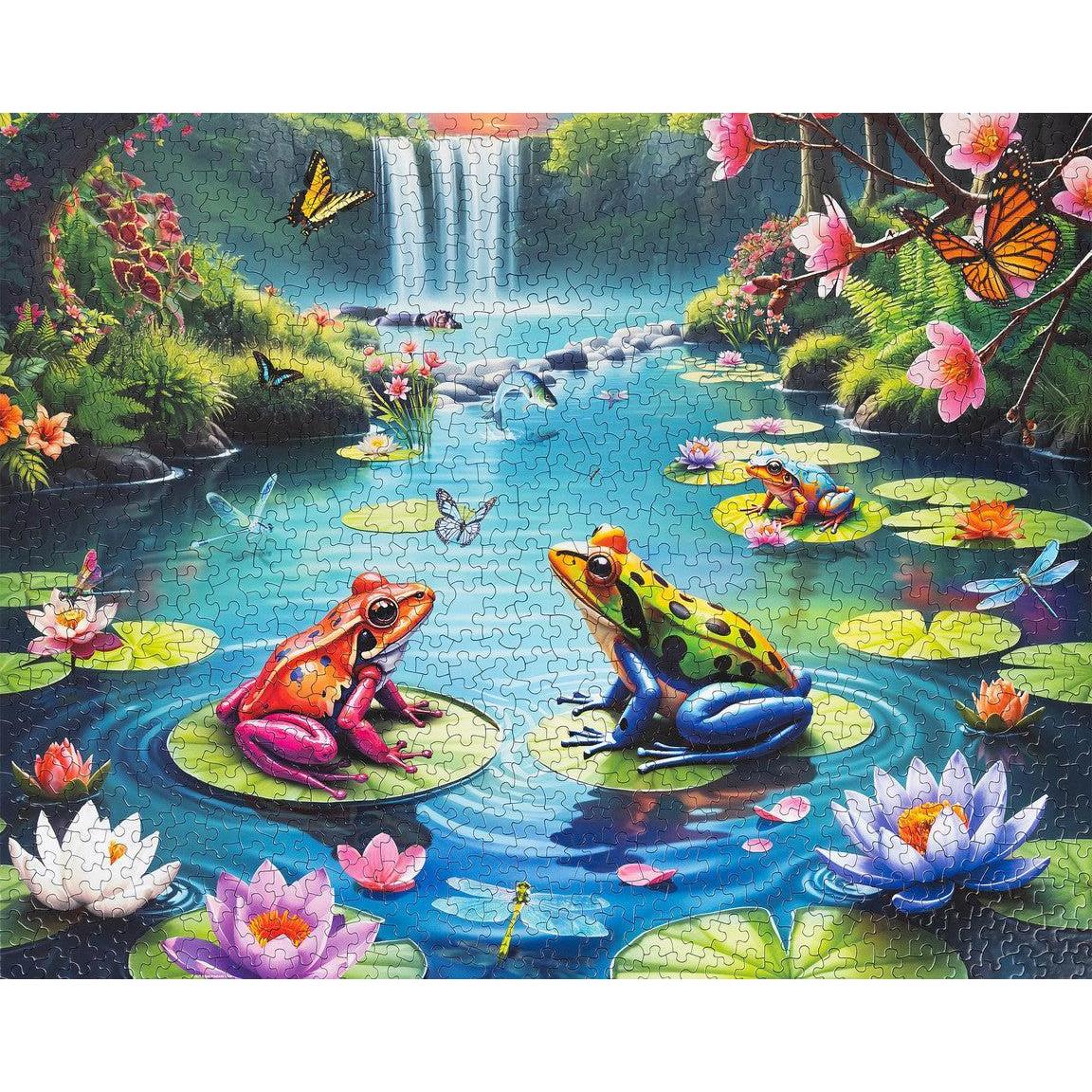 Lily Pond Paradise 1000 Piece Jigsaw Puzzle Springbok