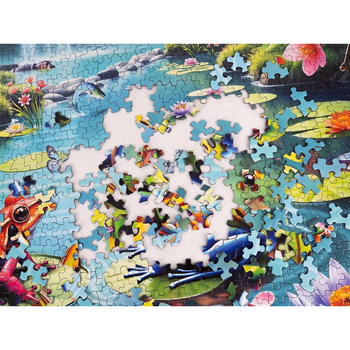 Lily Pond Paradise 1000 Piece Jigsaw Puzzle Springbok