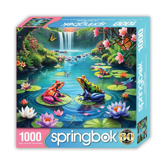 Lily Pond Paradise 1000 Piece Jigsaw Puzzle Springbok