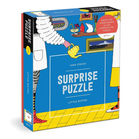 Little Bistro 1000 Piece Surprise Jigsaw Puzzle Galison