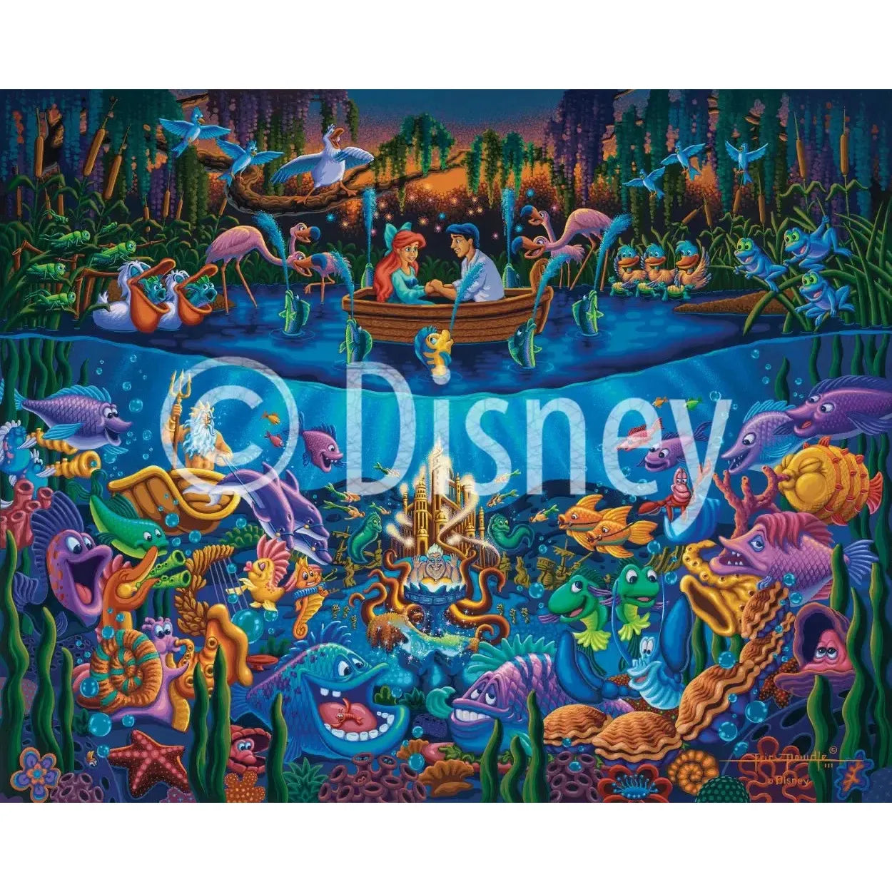 Little Mermaid Part of Your World 500 Piece Jigsaw Puzzle Disney x Dowdle