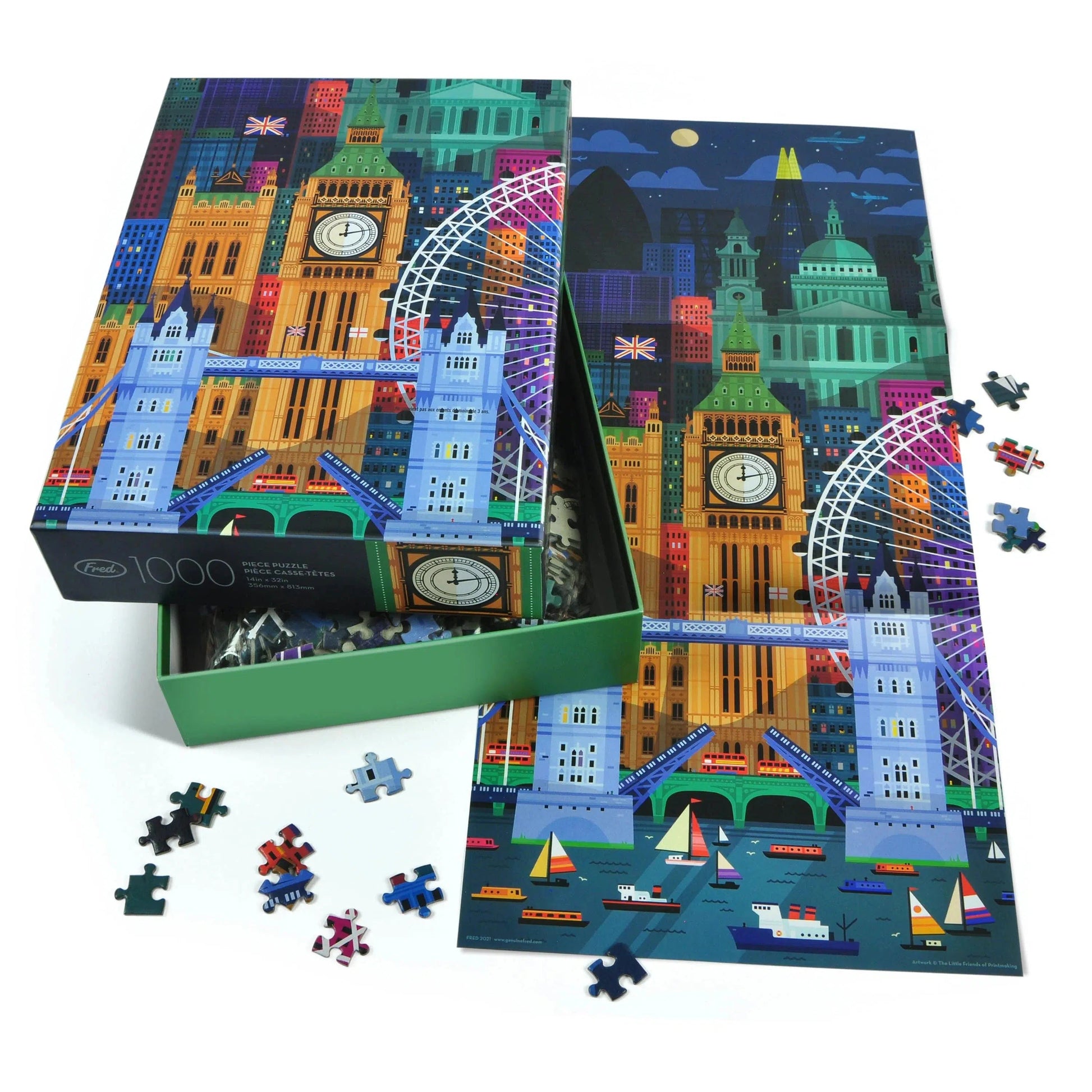 London 1000 Piece Jigsaw Puzzle Fred