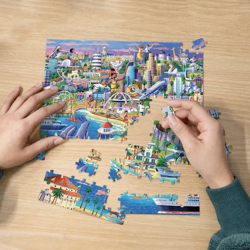 Los Angeles 210 Piece Jigsaw Puzzle Boardwalk