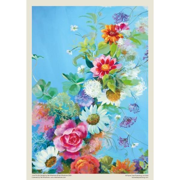 Love For My Garden 1000 Piece Jigsaw Puzzle Flame Tree